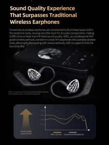 KZ AN01 Bluetooth 5.4 earbuds with case