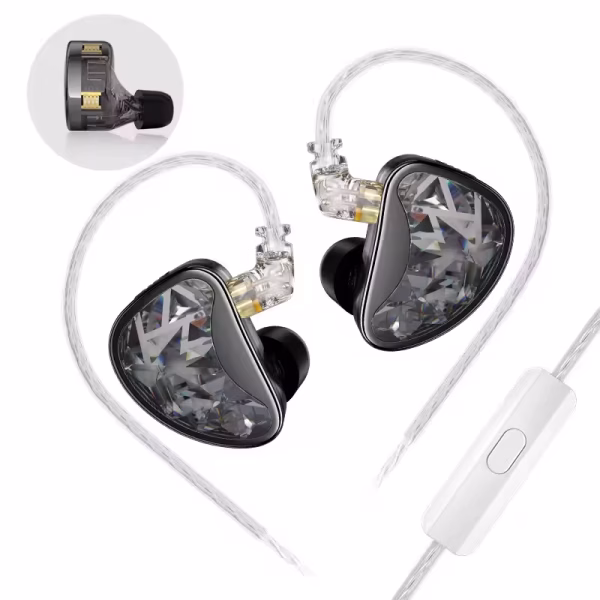 KZ AS24 audiophile-grade earphones with detachable cable