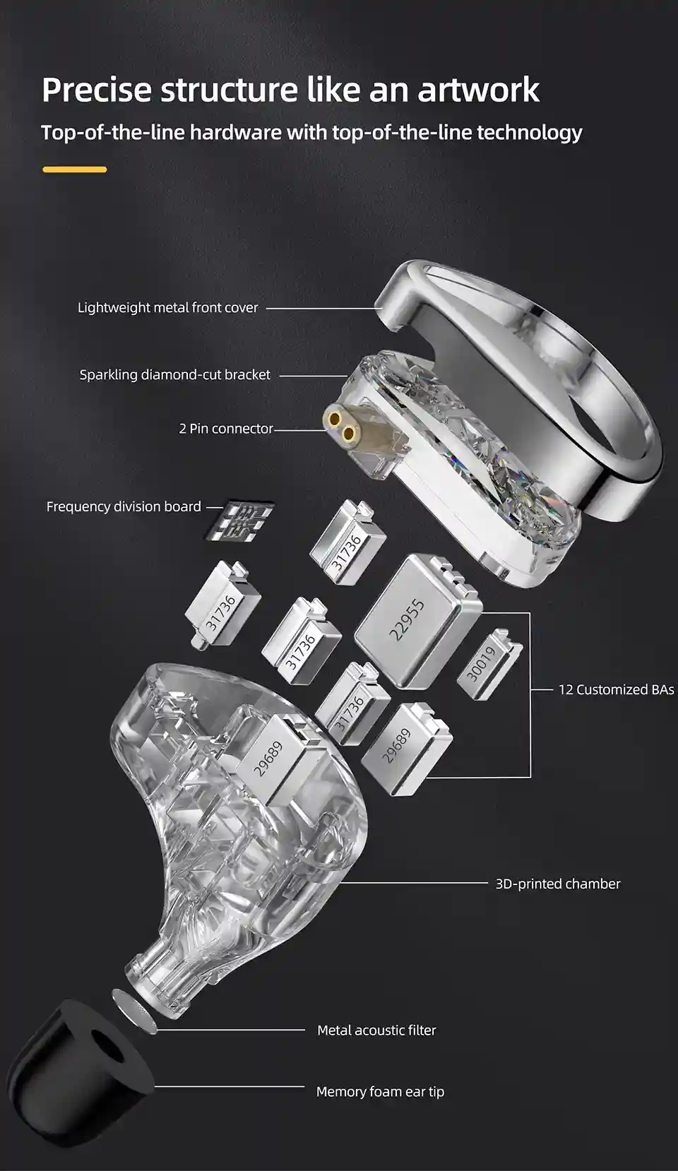 KZ AS24 premium HiFi earphones for musicians