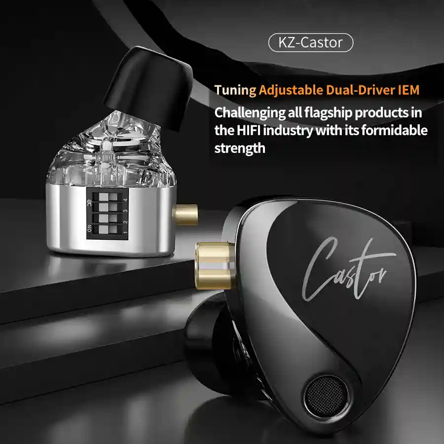KZ Castor ergonomic design HiFi earphones