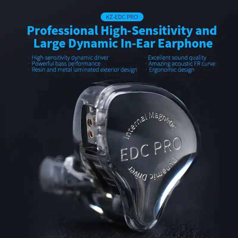 KZ EDC Pro ergonomic in-ear headphones
