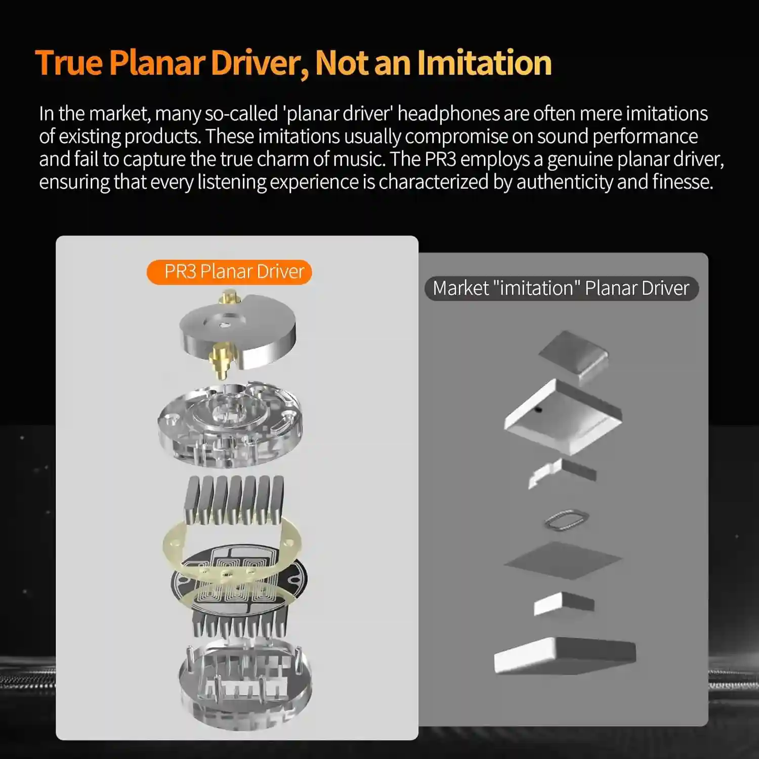 KZ PR3 audiophile-grade planar driver earphones